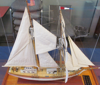 Scratch-built model of a West-coast schooner by Ralph Buckwalter